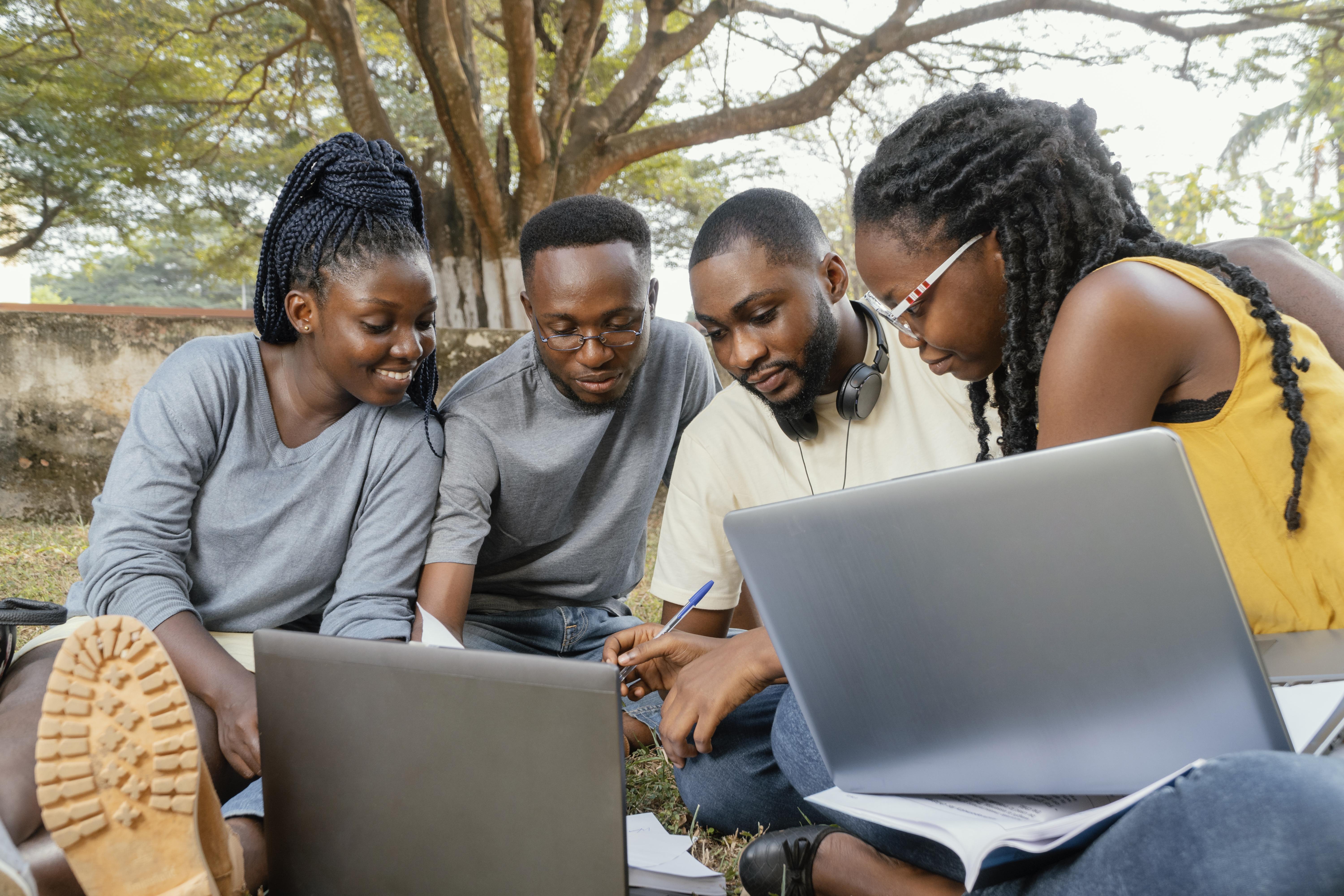 Students learning